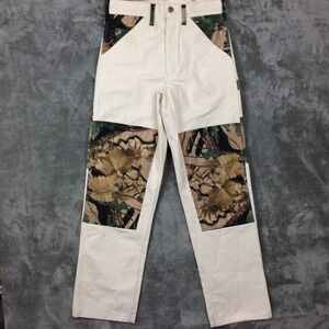 Stan Ray Painter Pants Men 30x32 Carpenter Camo Double Knee Duck Canvas USA Made